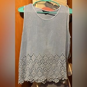 Jean tank top